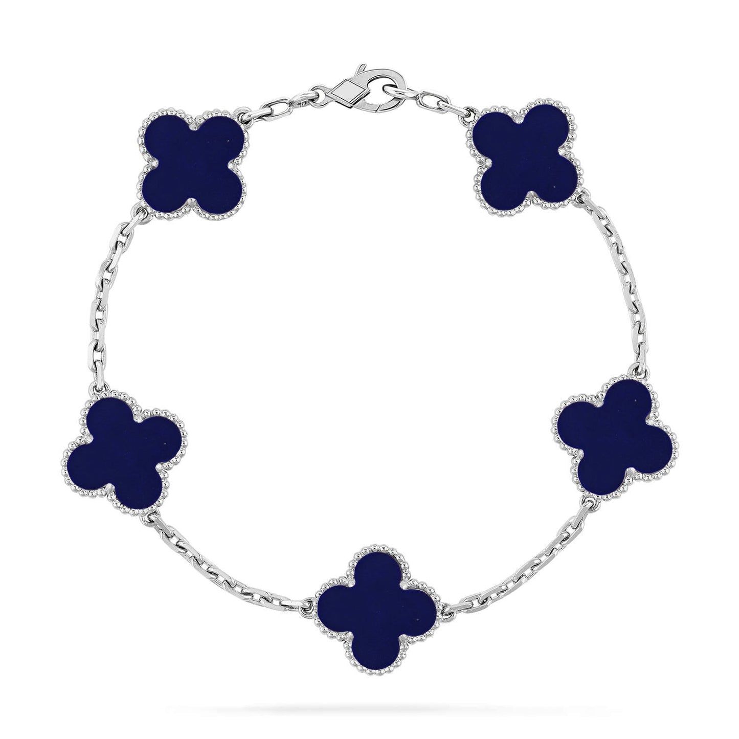 [ELAN LUXE]CLOVER 5 MOTIF LAPIS LAZULI BRACELET COLLECTION