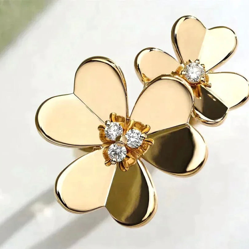 [ELAN LUXE]CLOVER COMOS GOLD DIAMOND RING