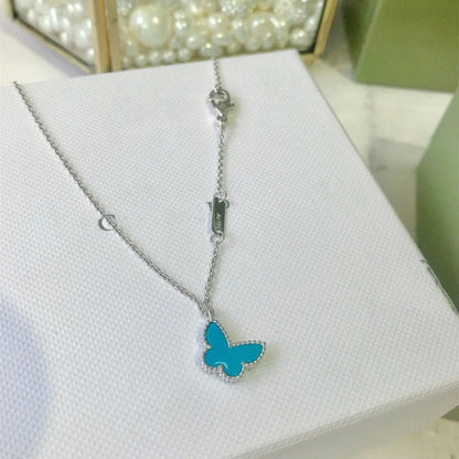 [ELAN LUXE]BUTTERFLY TURQUOISE BUTTERFLY BRACELET SILVER