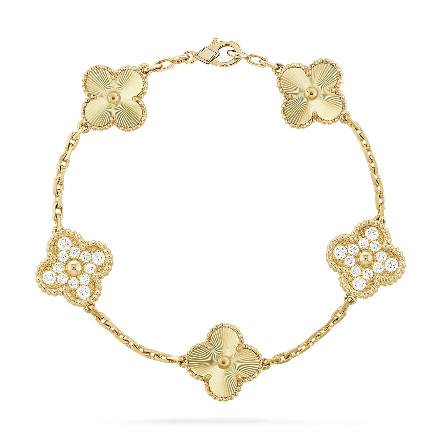[ELAN LUXE] CLOVER 5 MOTIF LASER BRACELET COLLECTION