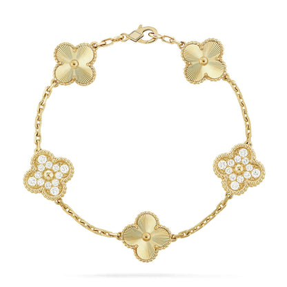 [ELAN LUXE] CLOVER 5 MOTIF LASER BRACELET COLLECTION