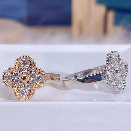 [ELAN LUXE]CLOVER DIAMOND RING
