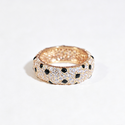 [ELAN LUXE]PANTHERE SPOTTED FULL DIAMOND RING
