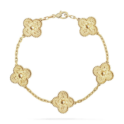 [ELAN LUXE]CLOVER 5 MOTIFS BRONZING BRACELET