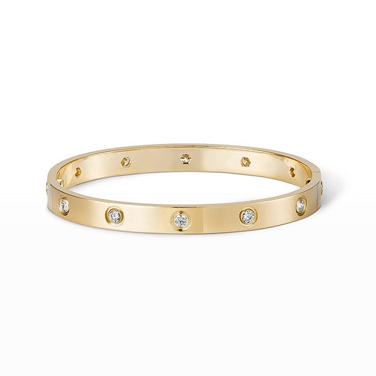 [ELAN LUXE]LOVE BRACELET 6.1MM 10 DIAMONDS