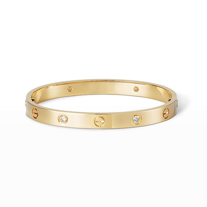 [ELAN LUXE]LOVE BRACELET 6.1MM 4 DIAMONDS