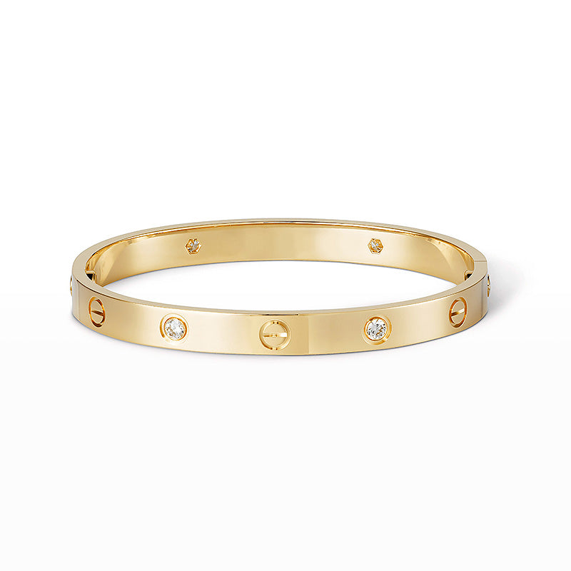 [ELAN LUXE]LOVE BRACELET 6.1MM 4 DIAMONDS