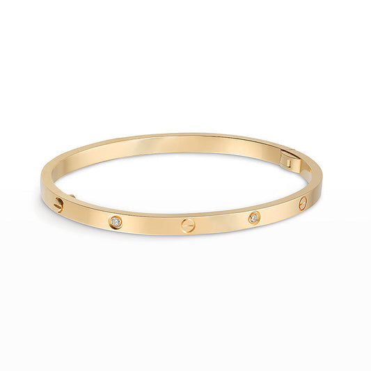 [ELAN LUXE]LOVE BRACELET 3.65MM 6 DIAMONDS