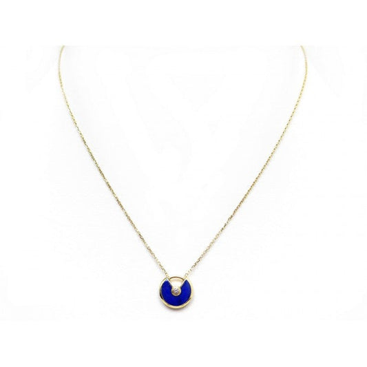 [ELAN LUXE]AMULETTE ROSE GOLD AGATE NECKLACE