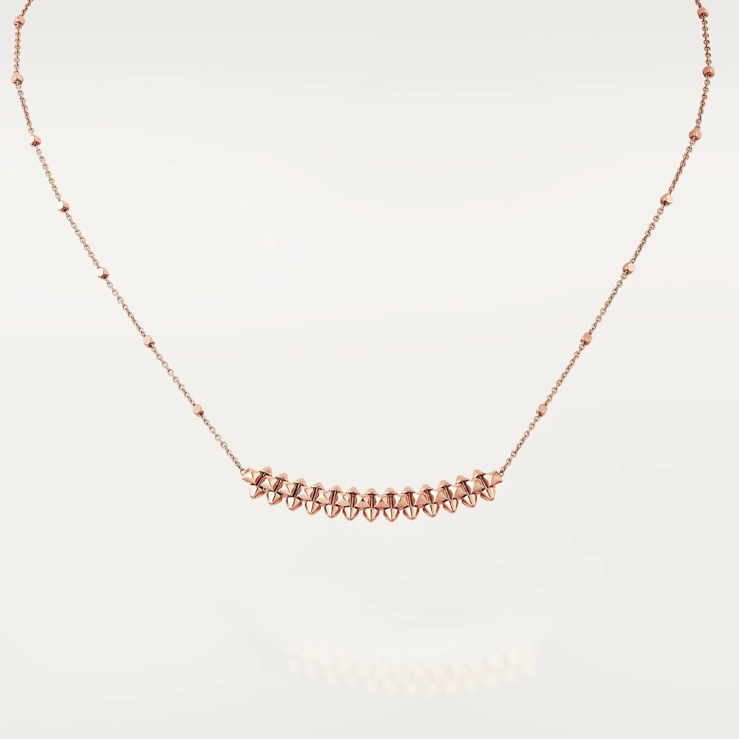 [ELAN LUXE]CLASH PINK GOLD NECKLACE