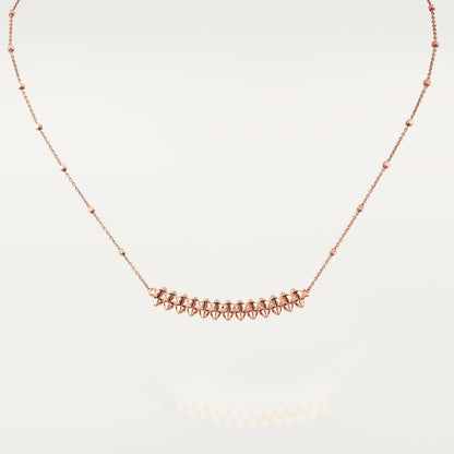[ELAN LUXE]CLASH PINK GOLD NECKLACE