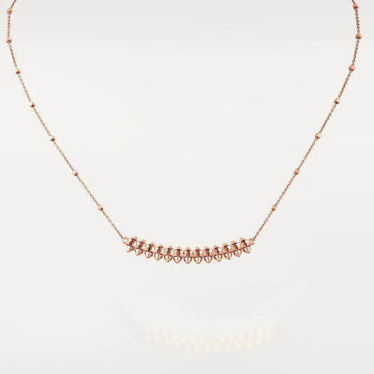 [ELAN LUXE]CLASH PINK GOLD NECKLACE