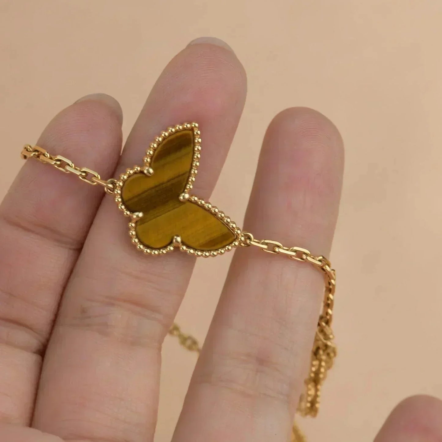 [ELAN LUXE]LUCKY SPRING 5 MOTIF GOLD BRACELET