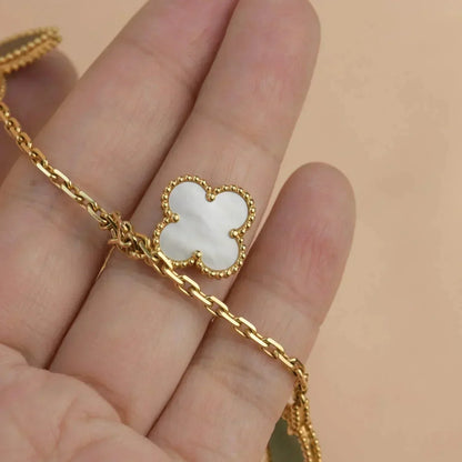 [ELAN LUXE]LUCKY SPRING 5 MOTIF GOLD BRACELET