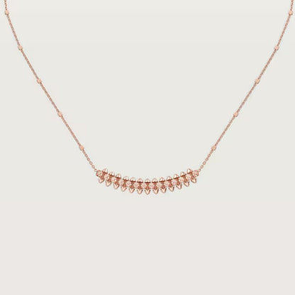 [ELAN LUXE]CLASH  SMALL FULL DIAMOND NECKLACE