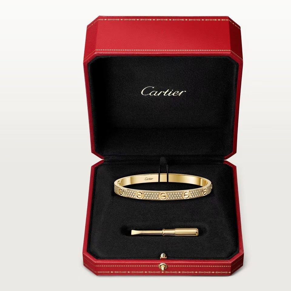 [ELAN LUXE]LOVE BRACELET 4.8MM DIAMOND-PAVED