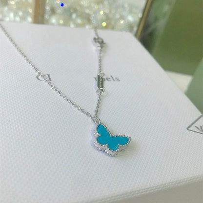 [ELAN LUXE]BUTTERFLY TURQUOISE BUTTERFLY BRACELET SILVER
