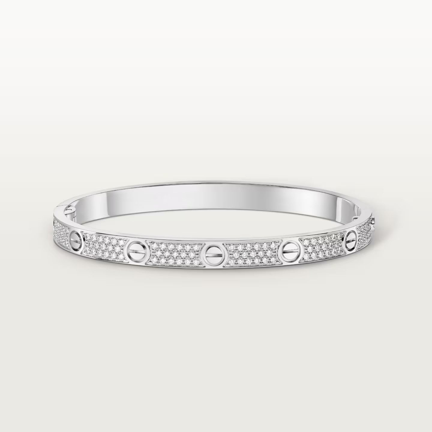 [ELAN LUXE]LOVE BRACELET 4.8MM DIAMOND-PAVED