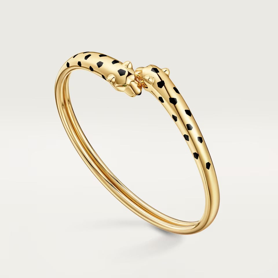 [ELAN LUXE]PANTHERE DOUBLE HEADED OPEN BRACELET