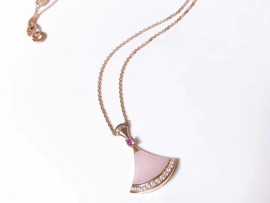 [ELAN LUXE]DREAM NECKLACE PINK MOP DIAMOND