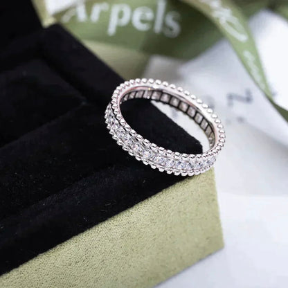 [ELAN LUXE]PERLEE DIAMOND SILVER RING