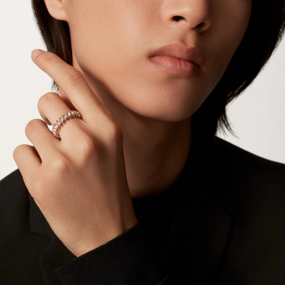 [ELAN LUXE]CLASH 6.4MM SMALL FULL DIAMOND RING