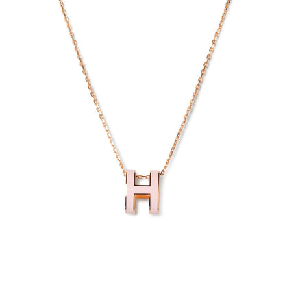 [ELAN LUXE]POP H PEDANT PINK GOLD