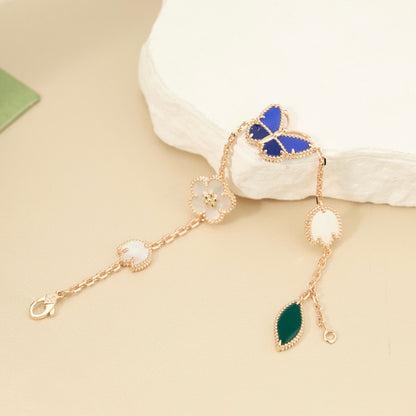 [ELAN LUXE]LUCKY SPRING BUTTERFLY 5 MOTIF BRACELET