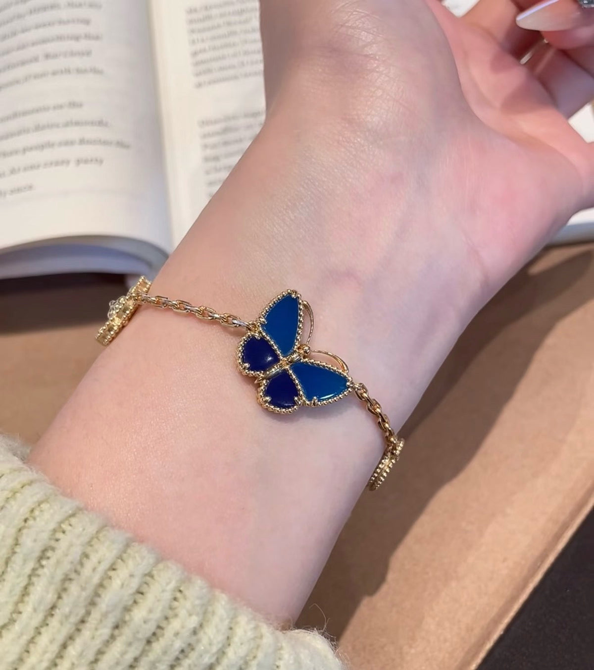 [ELAN LUXE]LUCKY SPRING BUTTERFLY 5 MOTIF BRACELET