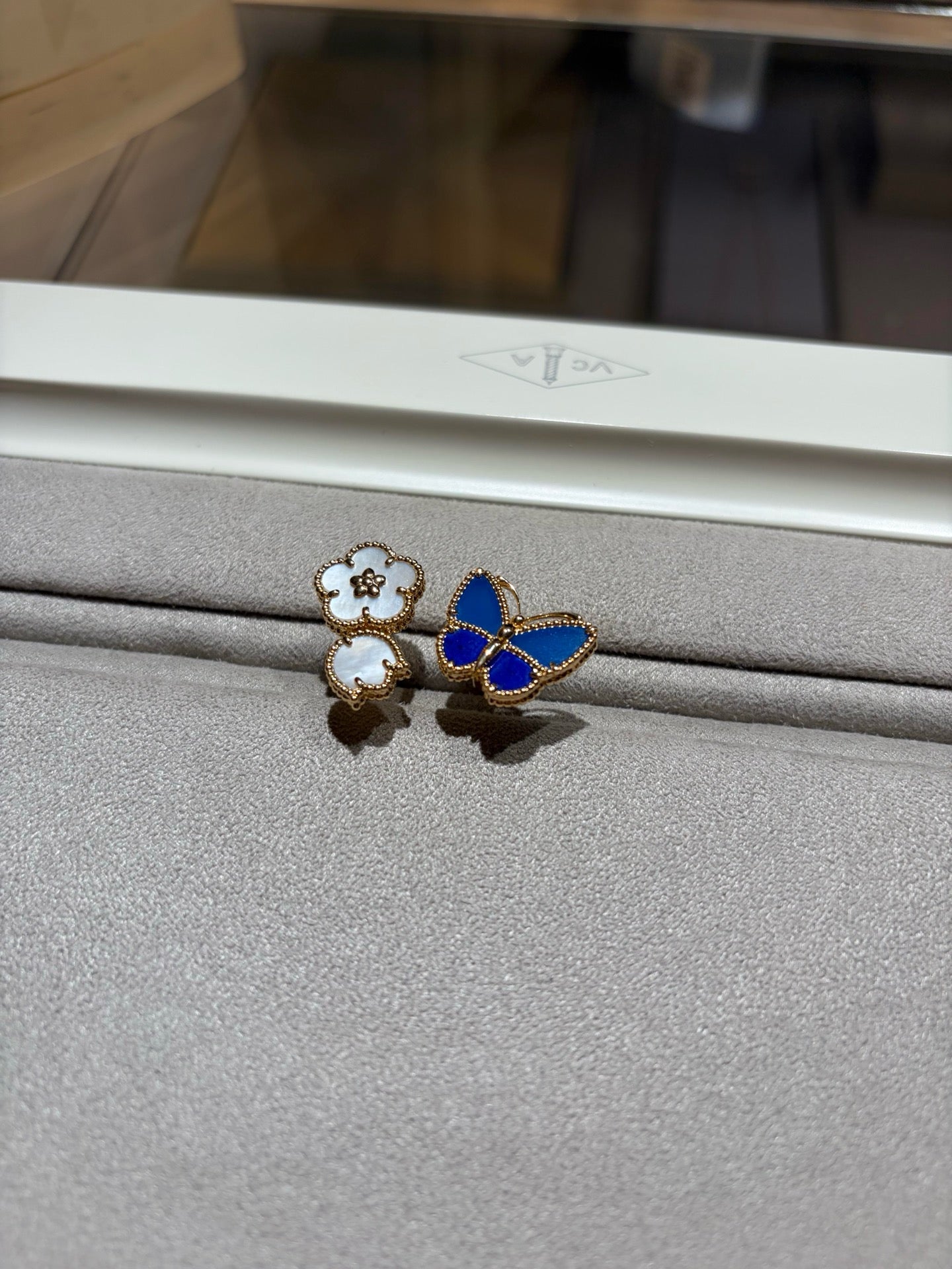 [ELAN LUXE]LUCKY SPRING BUTTERFLY OPEN-FACE RINGS