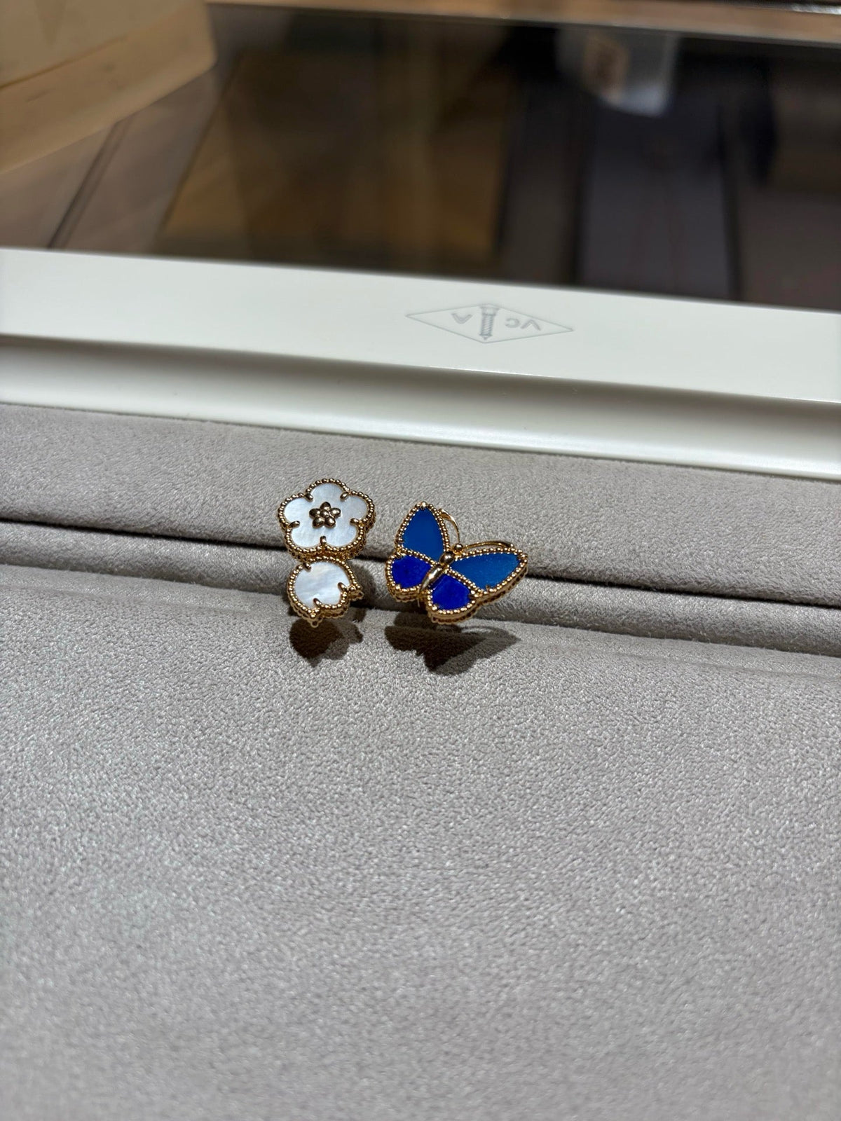 [ELAN LUXE]LUCKY SPRING BUTTERFLY OPEN-FACE RINGS
