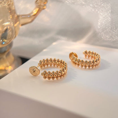 [ELAN LUXE]CLASH SMALL HOOP EARRINGS
