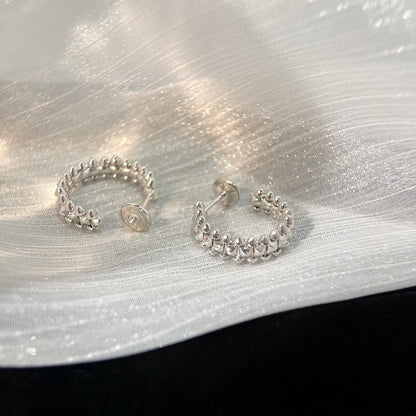 [ELAN LUXE]CLASH SMALL HOOP EARRINGS