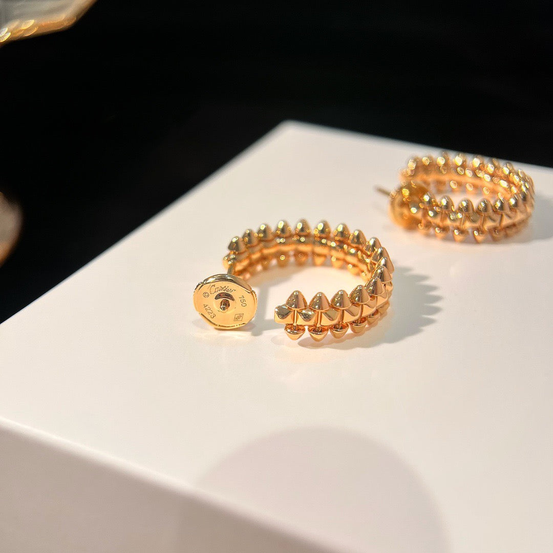 [ELAN LUXE]CLASH SMALL HOOP EARRINGS