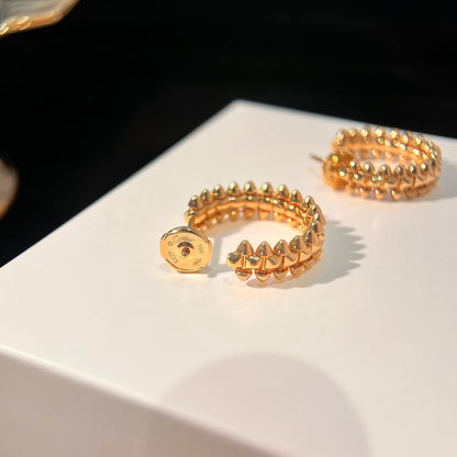 [ELAN LUXE]CLASH SMALL HOOP EARRINGS