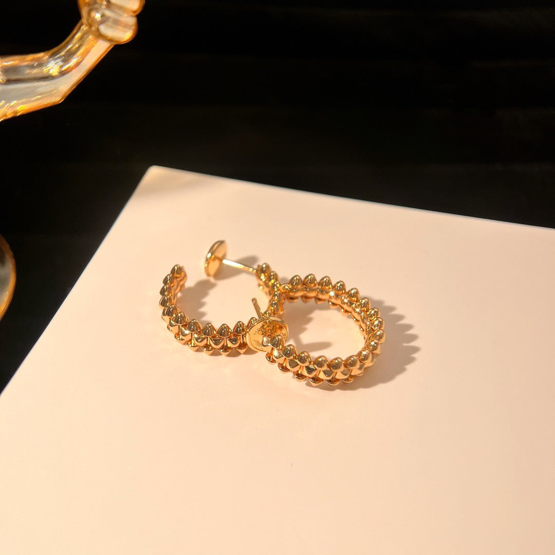 [ELAN LUXE]CLASH SMALL HOOP EARRINGS
