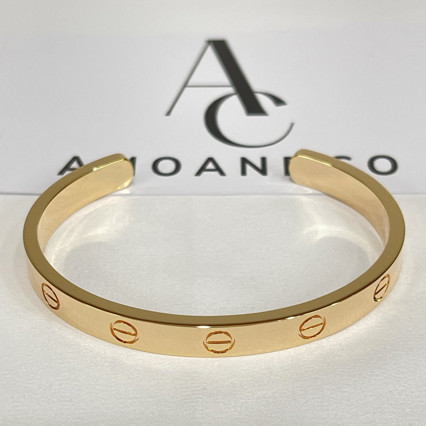 [ELAN LUXE]LOVE BRACELET 6.1MM OPEN CUFF