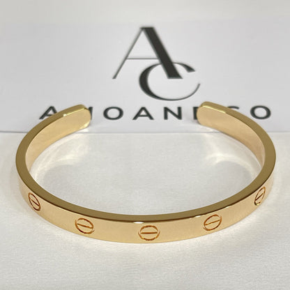 [ELAN LUXE]LOVE BRACELET 6.1MM OPEN CUFF
