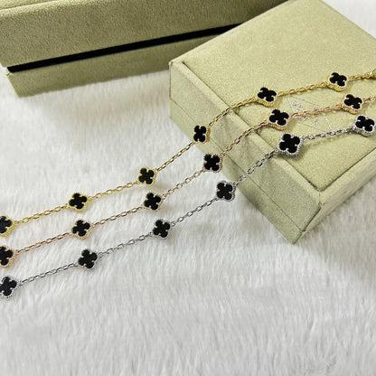 [ELAN LUXE]CLOVER 6 MOTIF  ONYXS BRACELET