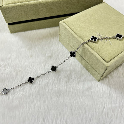 [ELAN LUXE]CLOVER 6 MOTIF  ONYXS BRACELET