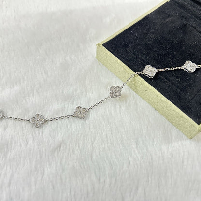 [ELAN LUXE]CLOVER 6 MOTIF DIAMOND BRACELET