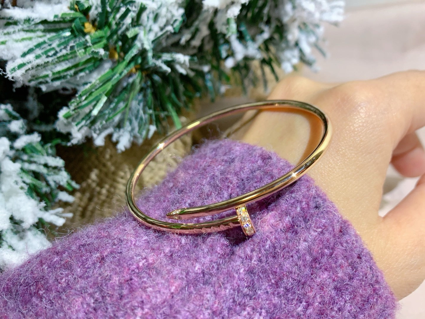 [ELAN LUXE]JUSTE BRACELET 2.5MM DIAMONDS
