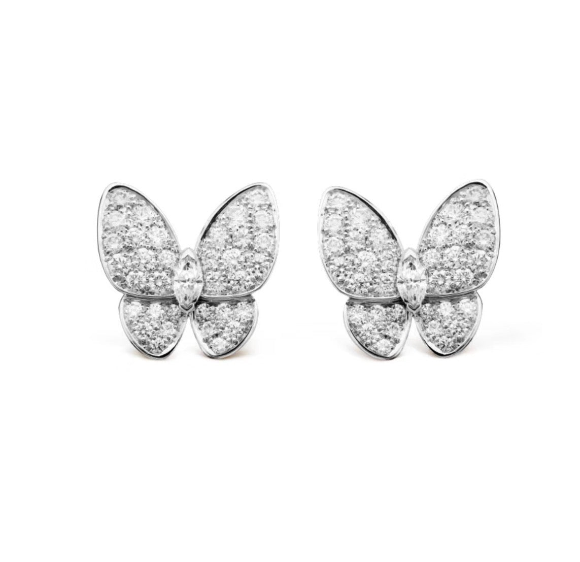 [ELAN LUXE]BUTTERFLY ALL DIAMOND EARRINGS