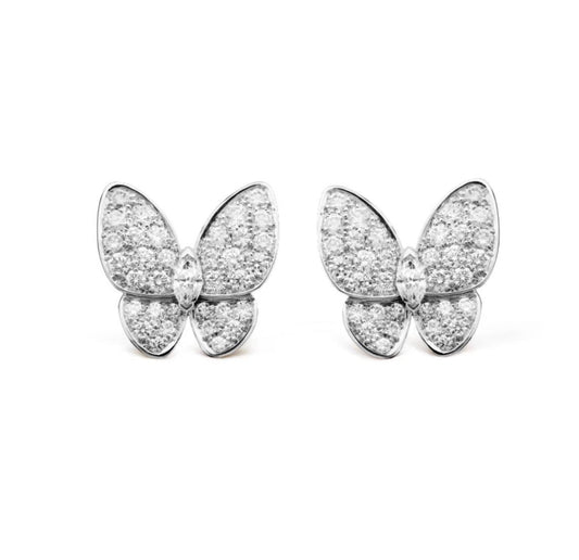 [ELAN LUXE]BUTTERFLY ALL DIAMOND EARRINGS
