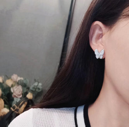 [ELAN LUXE]BUTTERFLY ALL DIAMOND EARRINGS