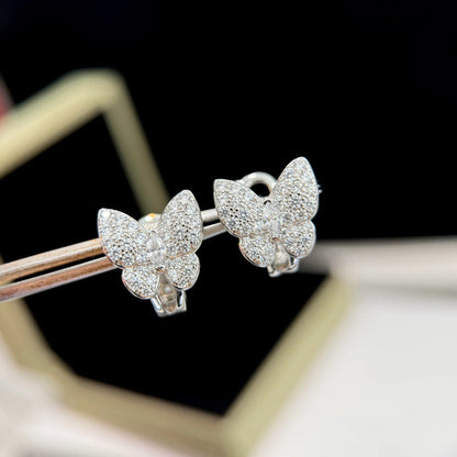 [ELAN LUXE]BUTTERFLY ALL DIAMOND EARRINGS