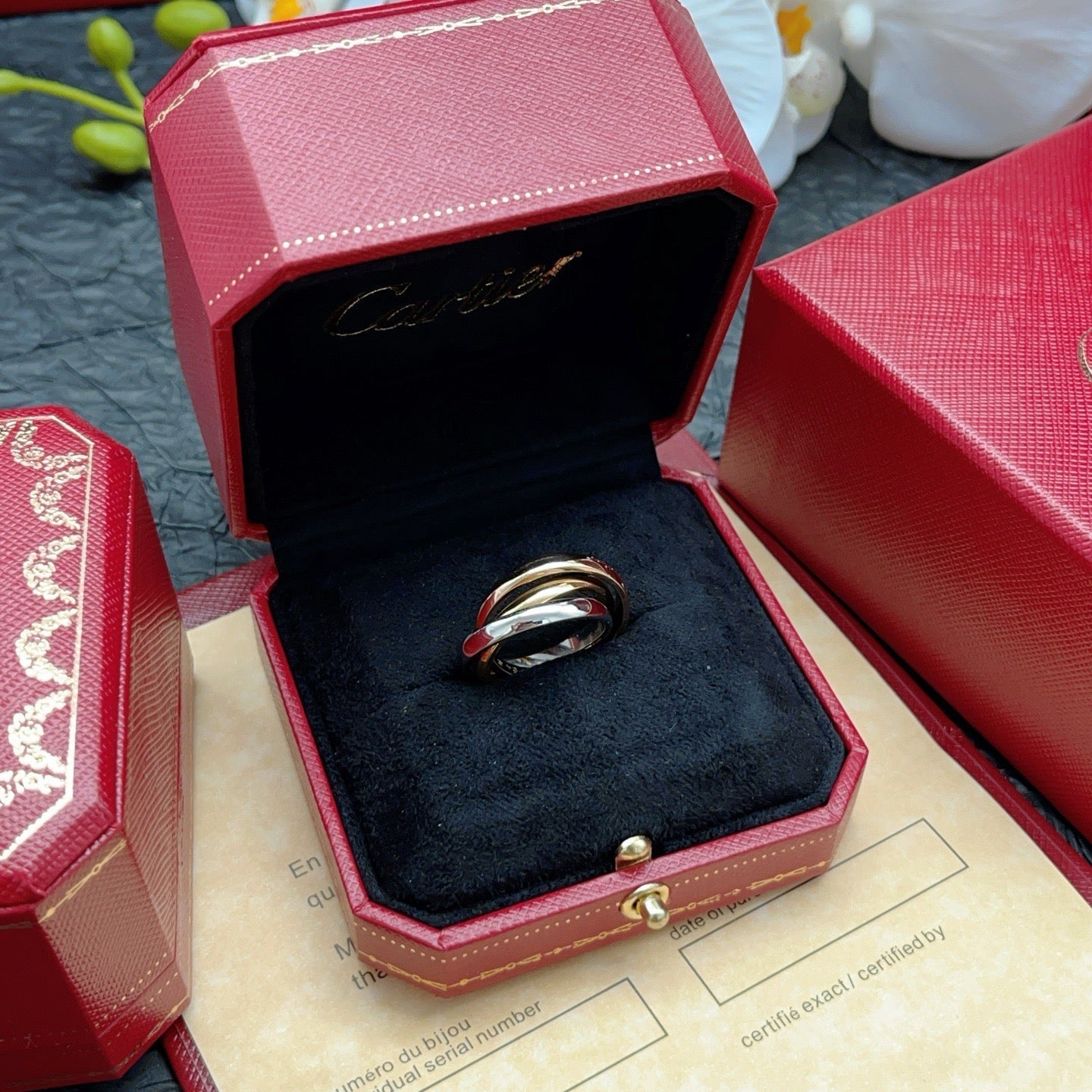 [ELAN LUXE] TRINITY 3.2MM RING COLLECTION