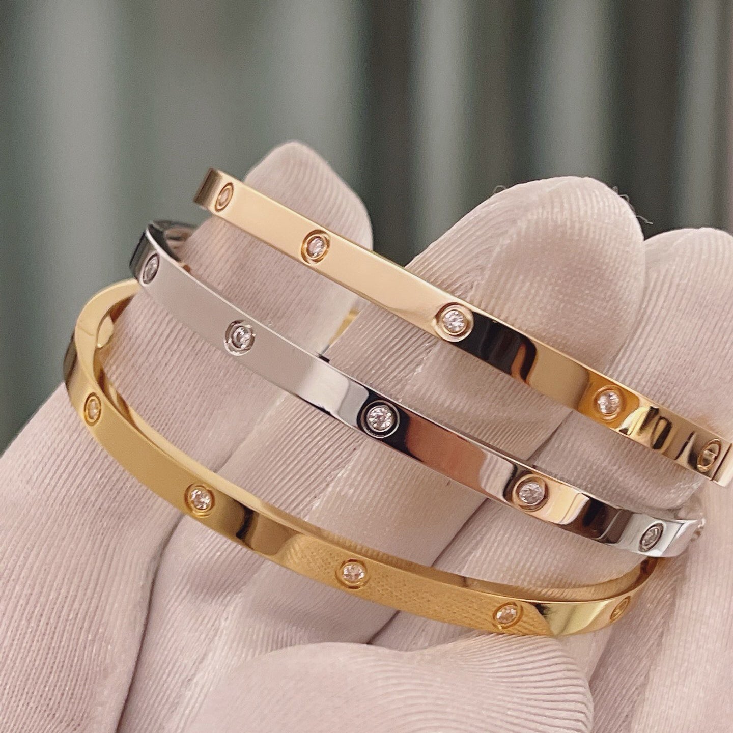 [ELAN LUXE]LOVE BRACELET 3.65MM 10 DIAMONDS