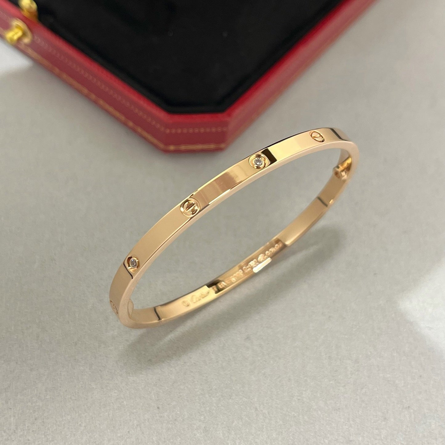 [ELAN LUXE]LOVE BRACELET 3.65MM 6 DIAMONDS