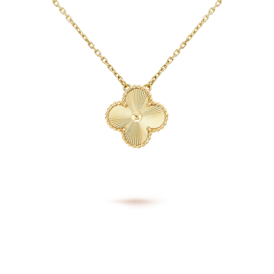 [ELAN LUXE]CLOVER 15MM LASER NECKLACE